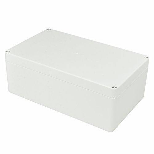 Therlan Elektronik Anschlussdose IP65, Groß Abzweigdose Wasserdicht Verteilerdose Aufputz, ABS Projekt Box Kunststoff Gehäuse Anschlusskasten Elektro Aufputzdose (200 * 120 * 75mm, Weiß)
