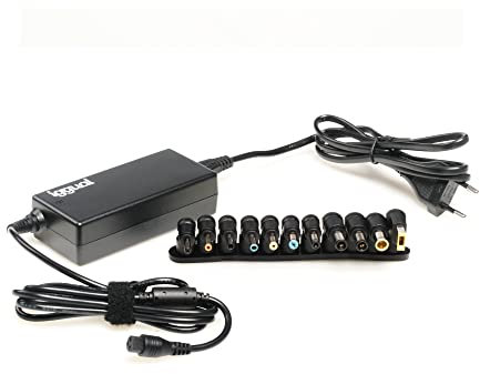 iggual - Cargador Universal Automático 90 W.para Ordenador Portátil. -11 Conectores DC. -Adaptador Alimentación AC/DC para Laptop Compatible con HP, DELL, ASUS, Lenovo,Toshiba… (.CUA-11T-90W).
