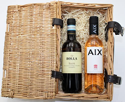 White & Rosé Wine Lovers Light & Refreshing Half-Bottle Hamper, 2 x 375ml