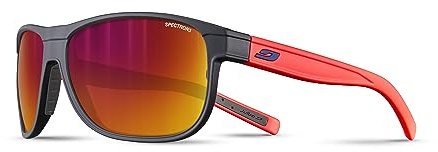 JULBO Sonnenbrille - RENEGADE M - Herren - Dunkelblau/Fluo Orange - Kategorie 3