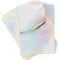10 Blatt Premium Vinyl Aufkleberfolie Holografischer Selbstklebend für Tintenstrahldrucker Drucker Schnell Trocknen A4 210 x 297 mm Selbstklebend Aufkleber
