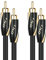 J&D Audiophiles Cavo RCA Audio Stereo 24 AWG, 2RCA Maschio a 2RCA Maschio, Subwoofer Placcato Oro per Casa Teatro, HDTV, Amplificatori, Sistemi Hi-Fi, Altoparlanti, 4,5 Meter