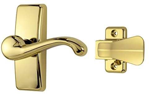 Ideal Security BKGLWV2BB Türgriff, helles Messing