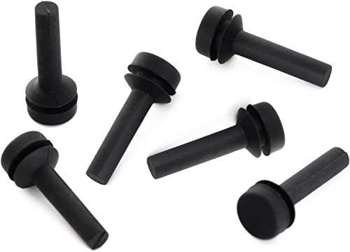 WB02X24790 Kit di piedini in gomma per griglia compatibile con fornelli a gas GE di gamma superiore, cuscinetti in gomma per stufa, griglie paraurti, stufa, piano cottura, confezione da 6