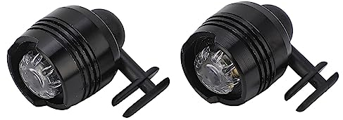 Scheinwerfer für Croc 2 STÜCKE Kleine Lichter Croc Schuhe Lustige Schuhzubehör Aluminiumlegierung Schuhe Lichter (Schwarz)