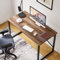 furniChic Schreibtisch, Computertisch, Bürotisch, Arbeitstisch PC, OfficeTisch für Arbeitszimmer, Industrie Design, 60x120x73cm, Sacramento Eiche