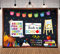 Kreidetafel-Rahmen aus Holz, für Kinder, Porträt, Fotografie, Hintergrund, ABC-Globus, Bleistift, Banner, Fotostudio, Fotostudio, Fotostudio, 203 x 159 cm, Vinyl-Hintergründe