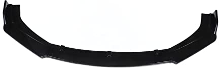Kit de carrocería para parachoques delantero, kit divisor, color negro brillante, alta resistencia, kit de carrocería para alerón frontal universal