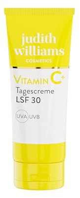 Judith Williams Cosmetics Vitamin C+ Tagescreme mit LSF 30, Gesichtspflege und Sonnenschutz, Anti-Falten & Pigmentflecken, schützt vor UVA- & UVB- Strahlung, für einen strahlenden Glow, 35 ml