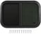 Aramox Finestre per Camper, Finestre Scorrevoli Arrotondate 700x300mm Telaio in Lega di Alluminio Nero per Caravan Camper Trailer RV (Spessore parete applicabile: da 33 a 38 mm /