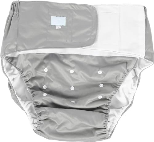 Windeln Für Erwachsene Verstellbare Inkontinenzschutz Windeln Anti-Leckage-Unterwäsche Saugfähige Unterwäsche Für Frauen, Männer Bariatric, Senioren, Patienten Inkontinenz (Size : S)