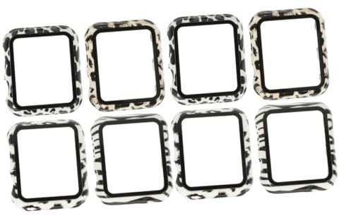 BESTonZON 8stücke Kratzfester Bumper Und Displayschutz Für Vollständiger Schutz Leicht Und Einfache Installation Kompatibel Mit Leopard Cow Und Zebra Designs