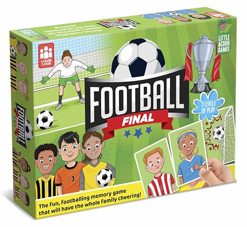 Little Acorn Games Football Final - Fun Football Board Game for Kids - Football Gift for Boys and Girls Age 3-8 Years Old - Award-Winning Family Board Game