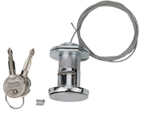 Oceanlend Kit de verrouillage de porte de garage à clé - Verrou à dégagement rapide pour toutes les marques de garage, K8E4Z3W89ZF88RXG82TS987T2ZS46