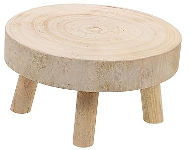 POPETPOP Blumentopfständer Holzhocker für Kinder Pflanzgefäße für Zimmerpflanzen blumenständer für wohnung pflanzregale indoor Untergestell für Blumentöpfe aus Holz Blumentopfhalter drinnen