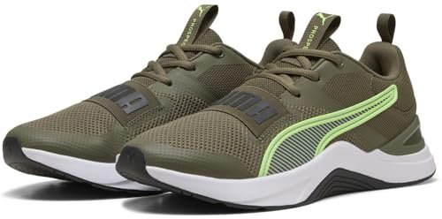 PUMA Prospect, Unisex Crosstrainer, Loden Green-PUMA Black-Green Glare,