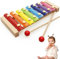 Xylophon Glockenspiel Holz,Holz Bunt Xylophon
