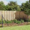 Iiaky Maschendrahtzaun mit Bodenflansch Zaunelemente Zaun Garten Gartentor Maschendrahtzaun Anthrazit 0,8x10 m - 154320
