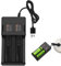 18650 Battery Charger,Universal Smart USB Portable Rechargeable Li-Ion Charger for 3.7v 1.2v Batteries Including 10440 14500 16340 17500 17670 18350 18500,with Dual Independent Charging Slots