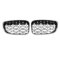 Kühlergrill Für 1er E81 E82 E87 E88 128I 130I 135I 2007-2011 Autogrill Front Nierengrill Stoßstange Renngrill Front Nieren Kühlergrill