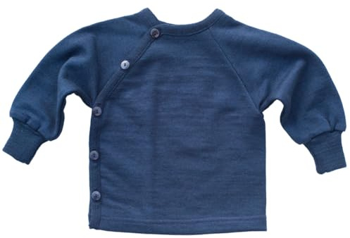 Reiff, Wickelpullover/Jacke JaPu mit Bündchen, Wolle/Seide (Marine, 50-56)