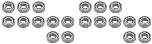 20 Stück 699ZZ Doppelt Geschirmtes Miniaturlager 9 X 20 X 6 Mm Stahlkugellager für Kleine Hobby-Projekte mit 9 Mm Schaftstange