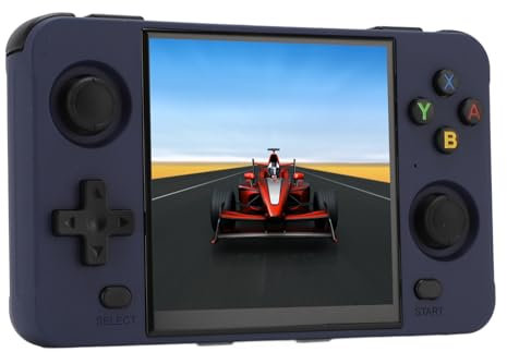 Consola de Juegos Portátil R40S, Pantalla a Color de 4 Pulgadas, Consola de Juegos de Bolsillo Portátil de 16G+64 GB con Más de 10000 Juegos Integrados, Consolas de Juegos Retro