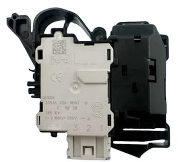 CINDTRGA Serratura Porta Lavatrice DKS08 Lavatrice Compatibile con Whirlpool FFCR70110
