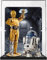 Acryl-Vitrine für Lego 75398 + 75379 Star Wars C-3PO/R2-D2, staubdichte Box, Aufbewahrungsbox, transparente Box, Displaybox, kompatibel mit Lego 75398 75379 (kein Modell (A)