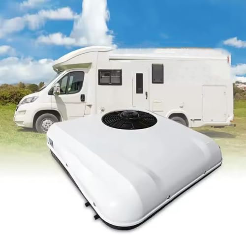 GAENZA Climatiseur Portable 12V/24V pour Camping-Car Et Caravane, RV Climatiseur De Toit, Climatiseur pour Véhicules De Loisirs, pour Camping-Cars,Excavatrices,Camping-Cars,Véhicules Agricoles,12v
