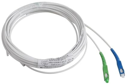 QTAZMJPB Cable óptico de 2 núcleos de Fibra óptica UPC SC, Cable de conexión Simple monomodo for Interiores, 100M/120M/150M/200M/300M(300M)