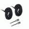 Uvital Telephone Handset Cord Detanglers, 2 Pack Landline Cable 10Ft Uncoiled (1.2 Ft Coiled) and 2 Pack Anti-Tangle 360 Degree Rotating Swivel (Black)