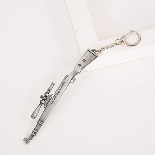 BGTR Schlüsselanhänger Schlüsselmäppchen Mode PUBG Essen Huhn Keychain Rucksack Schlacht Schlachtfelder Bratpfanne Helm 98k Schlüsselring Frau Mann Jewwlry Schlüsselanhänger Schlüsselmäppchen