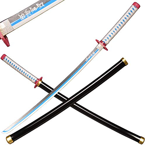 Sword Valley Holz Blade Anime Samurai Schwert, Demon Schwert 104 cm-Tomioka Giyuu