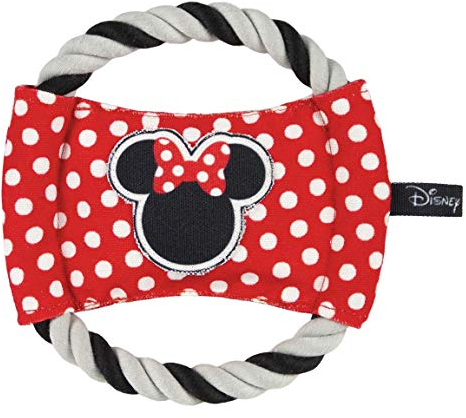 Cerdá Lifes Little Moments - For Fan Pets | Minnie Mouse Disc Dental Rope - Officially Licensed By Disney®