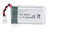 YUNIQUE GREEN-CLEAN-POWER - Fortgeschrittener Lipo Akku 650mAh 3.7V 25C für Drone Syma X5C X5 | Kompatibel mit Cheerson CX-30W, Wltoys F949 | Maße 44x25x10mm, Silber