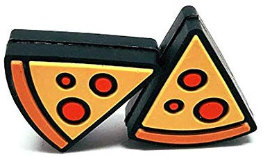 TT Sports Tennis Dämpfer 2er Sets in verschiedenen Varianten (Bier, Pizza, Burger und Donut) Tennisdämpfer in verschiedenen Designs Vibrationsdämpfer (Pizza)