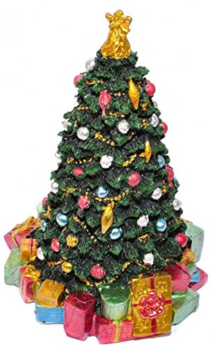 Puppenhaus dekorierter Weihnachtsbaum mit Geschenken, Miniatur-Ornament, Zubehör