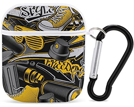 Airpods-Hülle Schuhe Mit Muster Angle Wings Airpod Hard Case Cover Kopfhörerhüllen Für Apple Airpods1 Airpods2