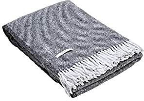 ESPRIT Weiches Plaid aus Baumwoll-Mix