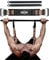 INNSTAR Tragbares Bankdrücken Widerstandsbänder, Verstellbare Bench Press Bands mit 91cm Fitness Stange, Brusttrainer für Arm, Rücken, Bizeps und Brustmuskeln Krafttraining (Men|200LBS)