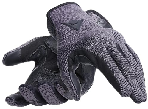 Dainese - Argon Gloves, Motorrad Handschuhe für Männer mit Knöchelschutz, Reißverschluß, Touchscreen Kompatibilität, Herren Motorrad Handschuhe