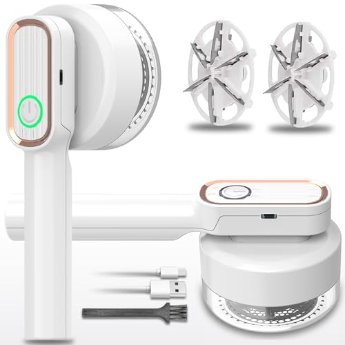 Rasoirs Anti-Bouloches électrique, Nettoyant Anti-Peluches avec 1 Lame de Rasage de Rechange, Rasoir à Peluches en Tissu Portable pour vêtements, Meubles, literie, tapisv