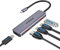 FORIDA USB C Hub, 10Gbps USB C Splitter For Laptop, 2 USB C 3.2 And 2 USB A 3.2 Data Ports, 100W Power Charging, For MacBook Air/Pro, Surface Pro, XPS, PC, Flash Drive, Iphone 15/15 Pro/15 Pro Max