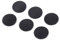 Carriere Reemplazo 6pcs Analog Joystick palillo Tapa Boton para 1000 Negro