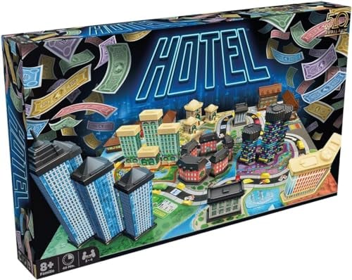 Hotel Gesellschaftsspiel – für 2 bis 4 Spieler – ab 8 Jahren – französische Version 2024