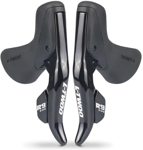 WEEROCK L-TWOO Rennrad-Schalthebel, 2 x 11 Gänge, 22 Gänge, Rennrad-Schalthebel mit Bremshebeln, kompatibel mit Shimano
