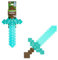 Mattel Minecraft Espada de Diamante encantada, Accesorio para Jugar a Juegos de imitación y disfrazarse, Luces y Sonidos Que se activan con un botón, diseño pixelado, JGC43
