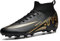 MINGSIBO Fußballschuhe Herren Kinder Fußballtraining,Training, professionelle Fußballschuhe, Fußballschuhe.Schwarz 36