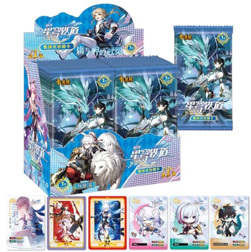TANOKAY Honkai Star Rail Collectible Cards - Booster Packs Trading Card [Imported] - Kawen 1st Version (Boxed of 36 Packs)